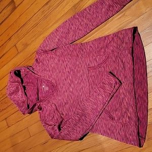 H40 Women's Tangerine hooded athletic shirt...size medium